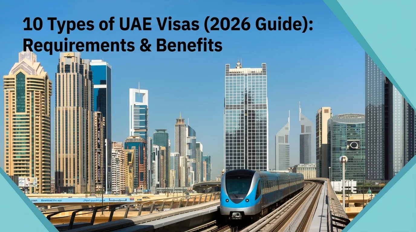 10 Types of UAE Visas (2026 Guide): Requirements & Benefits