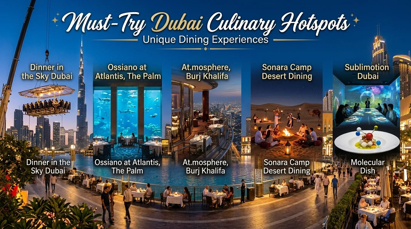 Must-Try Dubai Culinary Hotspots